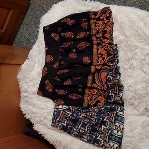 2 flowy skirts